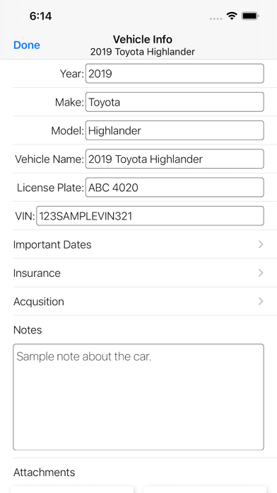 Auto Care Tracker screenshot 5