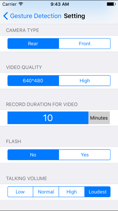 Auto Gesture Detection screenshot 3