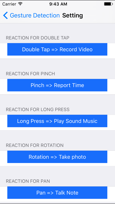 Auto Gesture Detection screenshot 4