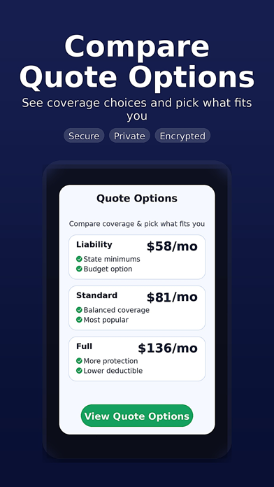 Auto Insurance Quote screenshot 3