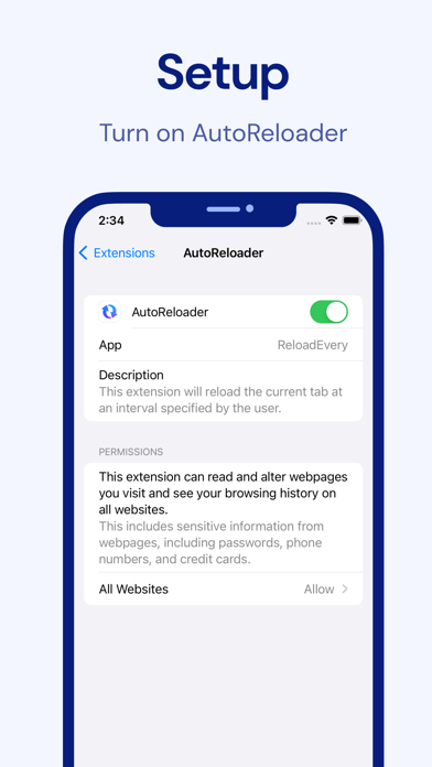 Auto Reloader: Safari Refresh screenshot 1
