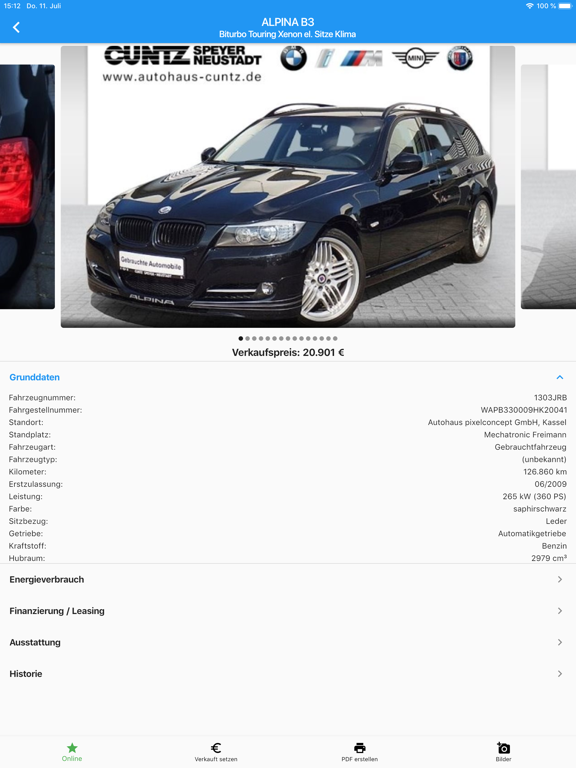Automanager: Fahrzeuge & Leads screenshot 2