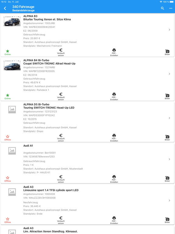 Automanager: Fahrzeuge & Leads screenshot 3