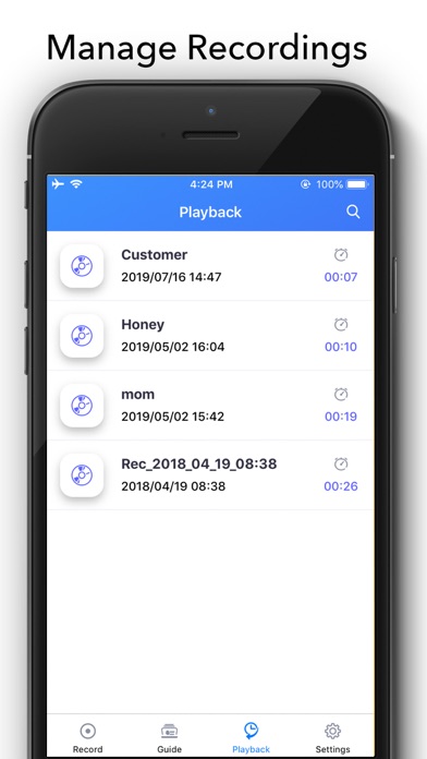 Automatic call recorder . screenshot 1