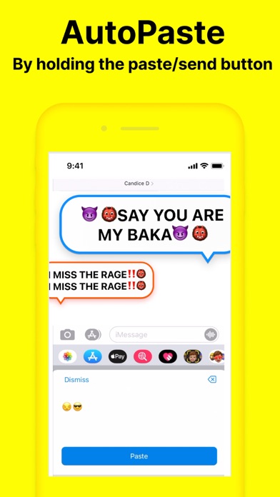 AutoSend - Paste Keyboard App screenshot 1