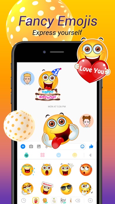 Avatar Keyboard-Themes, Emojis screenshot 7