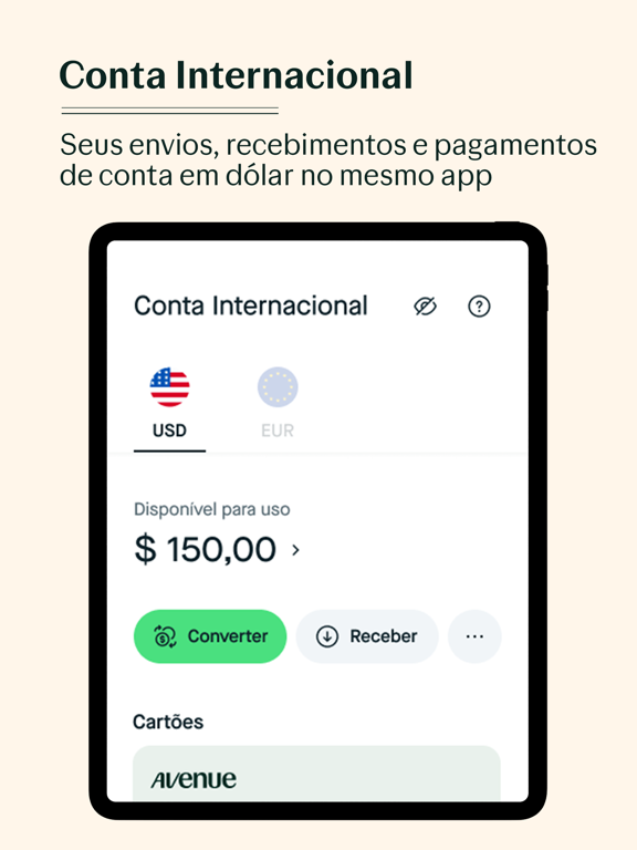 Avenue: Conta e Investimentos screenshot 3