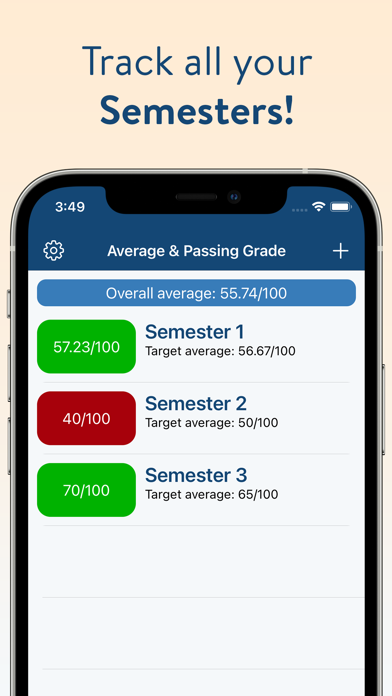 Average & Passing Grade screenshot 4