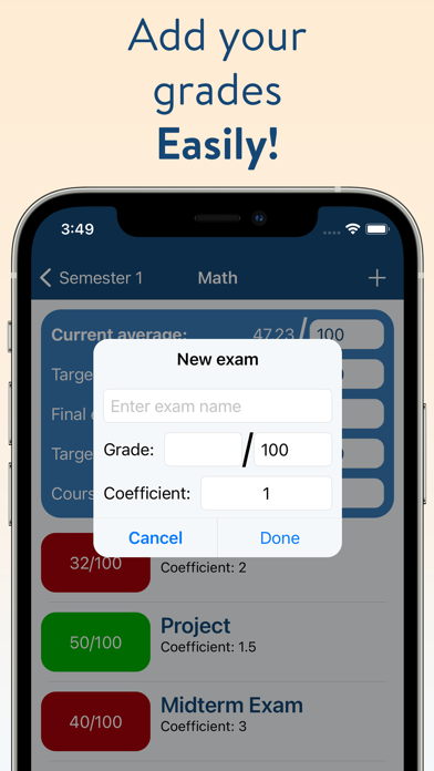 Average & Passing Grade screenshot 1