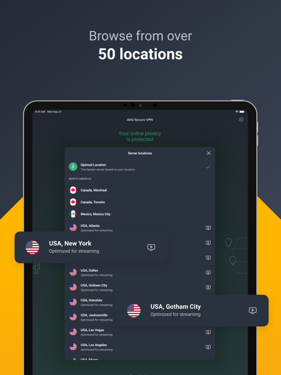 AVG Secure VPN & Proxy server screenshot 5