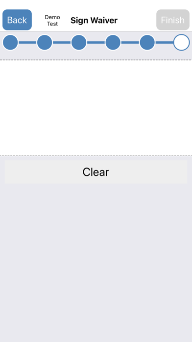 AWaiver Kiosk screenshot 1