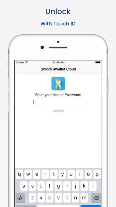 aWallet Cloud Password Manager screenshot 1