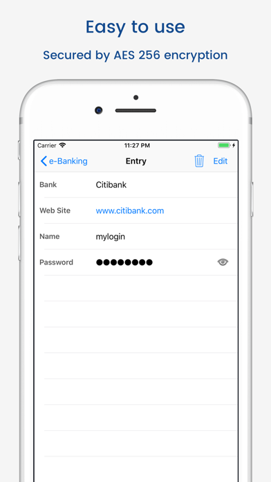 aWallet Password Manager screenshot 4