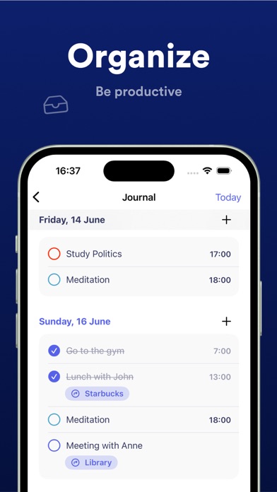 Aware: Daily Bullet Journal screenshot 1