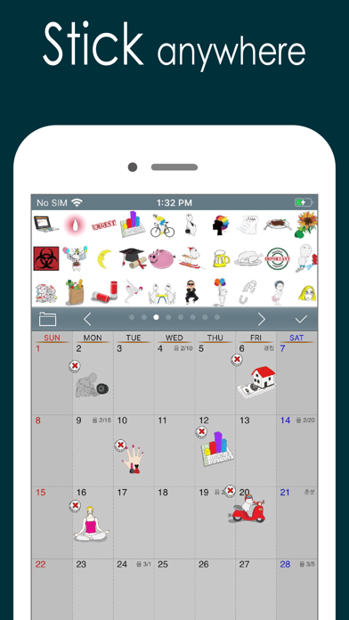 Awesome Calendar Lite screenshot 1