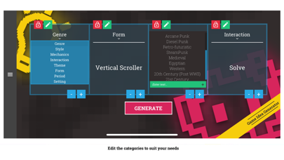 Awesome Game Idea Generator screenshot 2