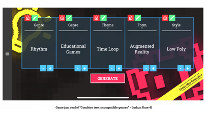 Awesome Game Idea Generator screenshot 1