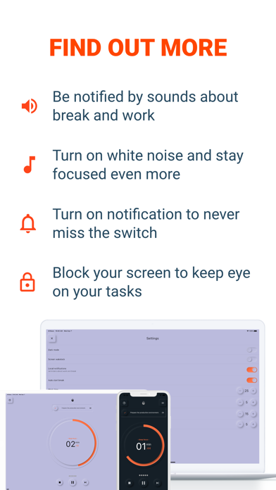Awesome Pomodoro Simple Timer screenshot 1