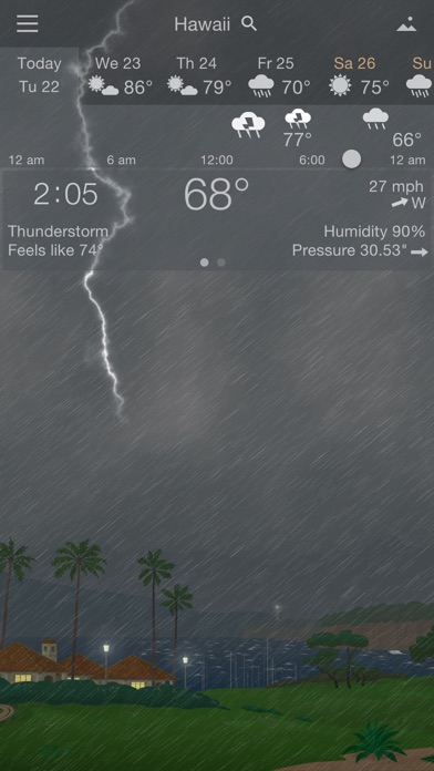 Awesome Weather YoWindow screenshot 1
