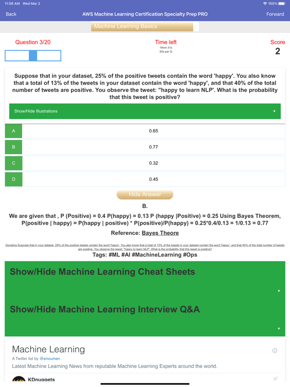 AWS Machine Learning Exam Prep screenshot 5