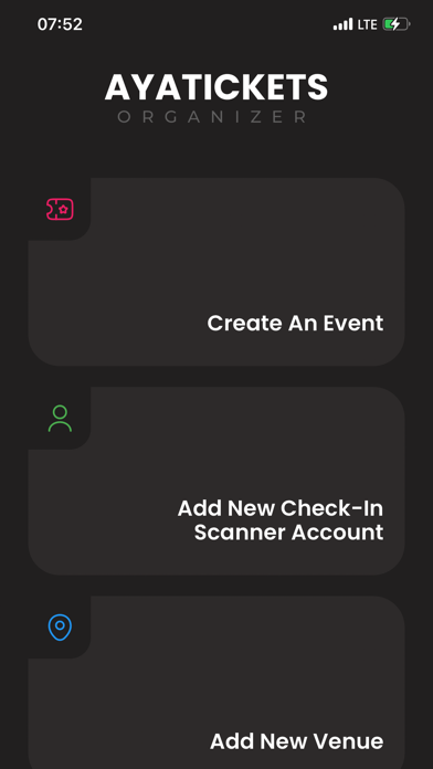 Ayatickets Organizer screenshot 1