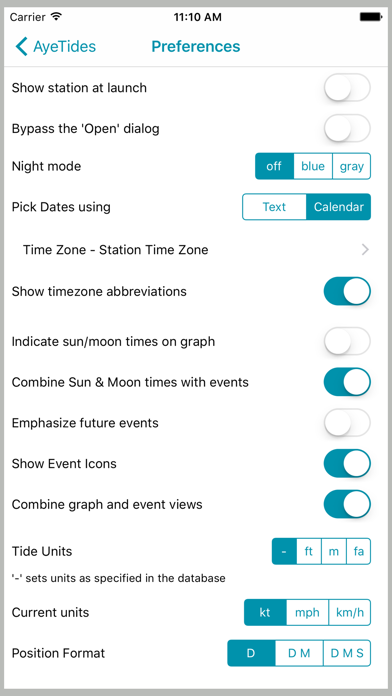 AyeTides screenshot 2