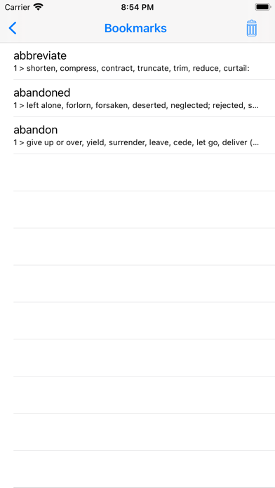 AZ Synonyms screenshot 3