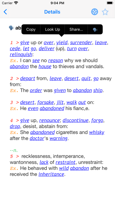 AZ Synonyms screenshot 2