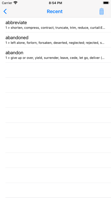 AZ Synonyms screenshot 4