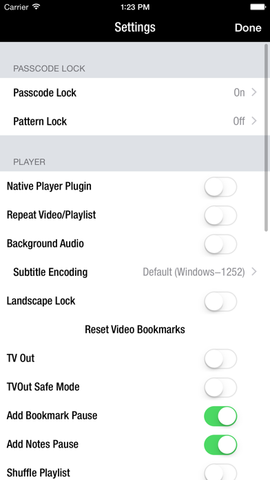 Azul - Video Player for iPhone screenshot 1