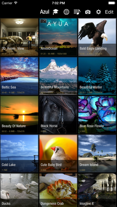 Azul - Video Player for iPhone screenshot 3