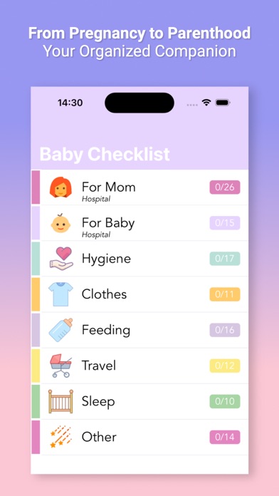 Baby Checklist - Shopping List screenshot 3