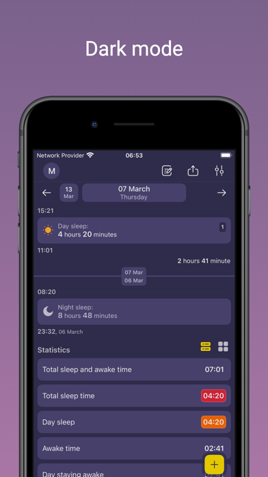 Baby Diary: Sleep screenshot 3