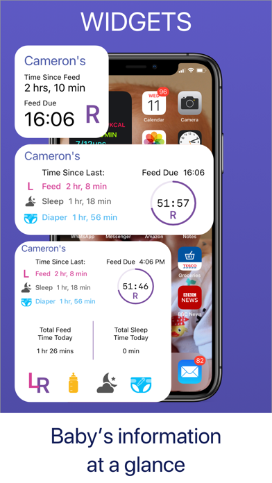 Baby Feed Timer, breastfeeding screenshot 1