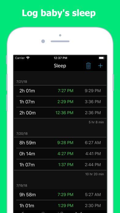 Baby Feeding Log screenshot 2