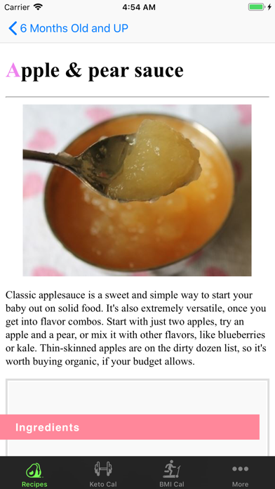 Baby Food Recipes (Home-made) screenshot 3