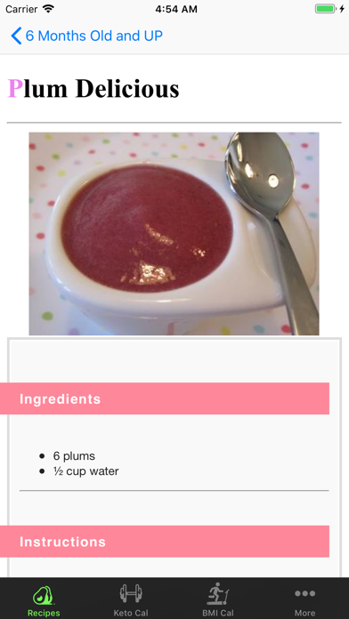 Baby Food Recipes (Home-made) screenshot 1