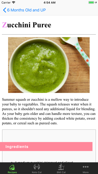 Baby Food Recipes (Home-made) screenshot 4