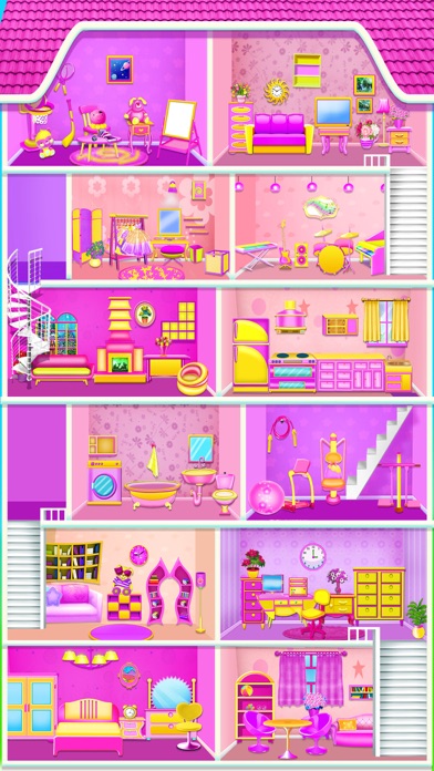 Baby Girls - Doll House Games screenshot 2