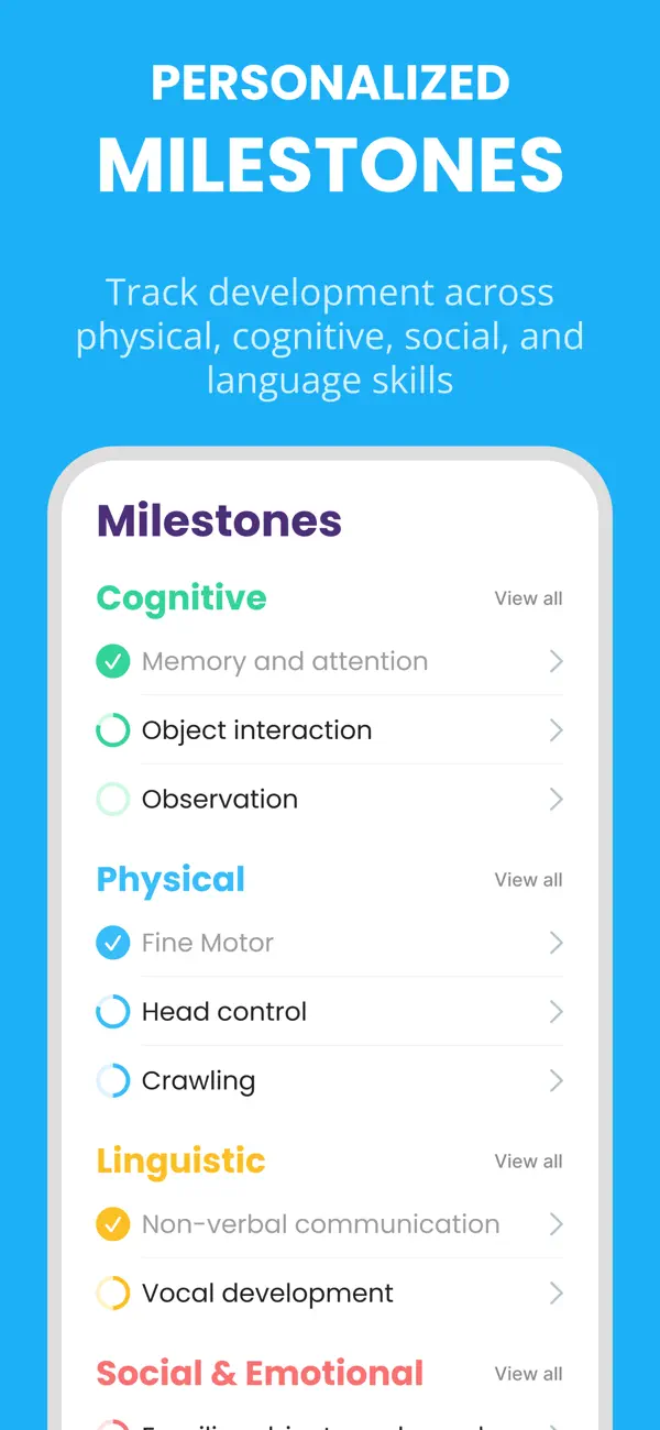 Baby Leap: Milestone Tracker screenshot 5
