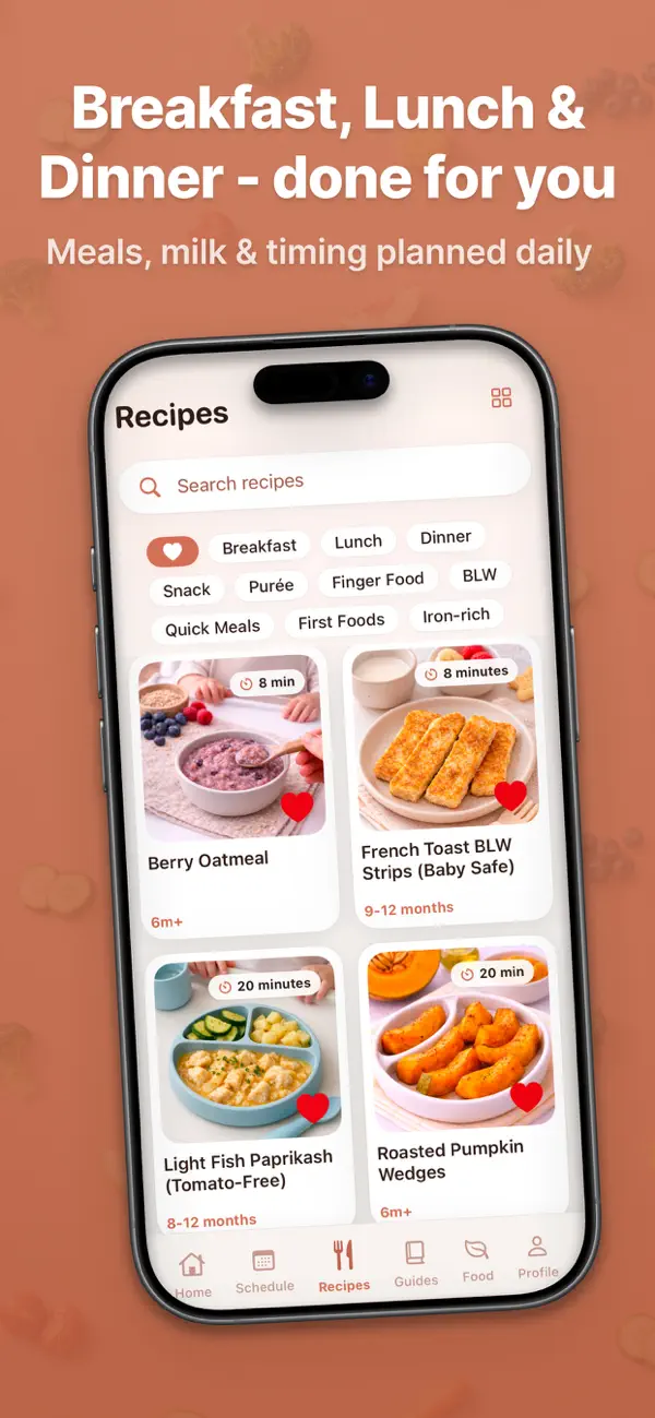 Nibli - BLW Recipes & meals screenshot 2