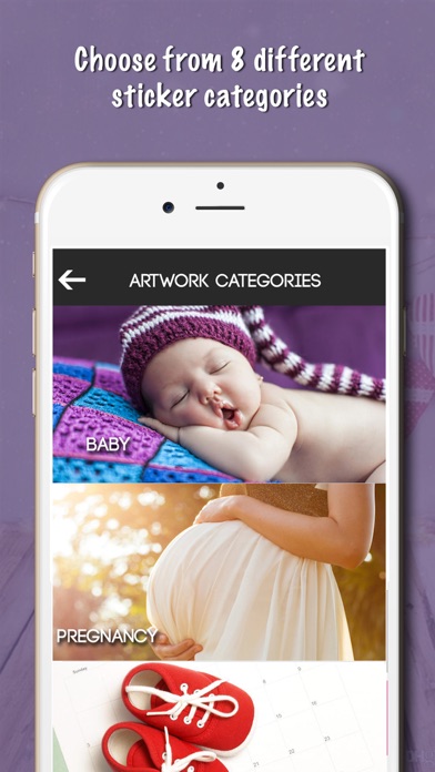 Baby Milestones Sticker Pics screenshot 1