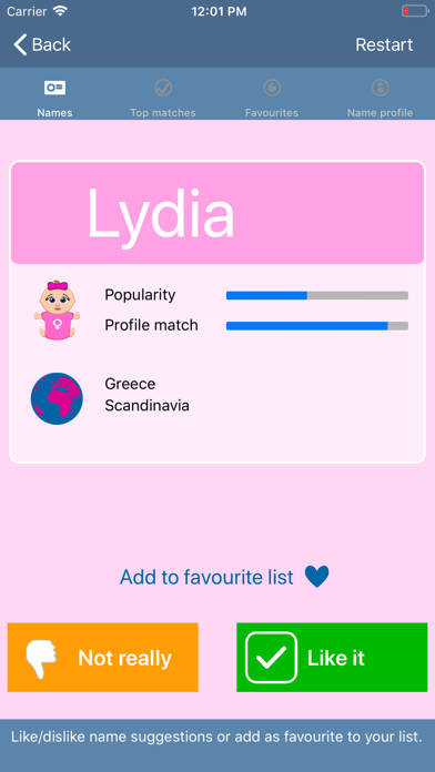 Baby Name Genie screenshot 3