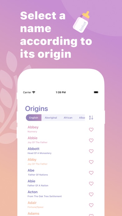 Baby Names: Meaning & Origin screenshot 1