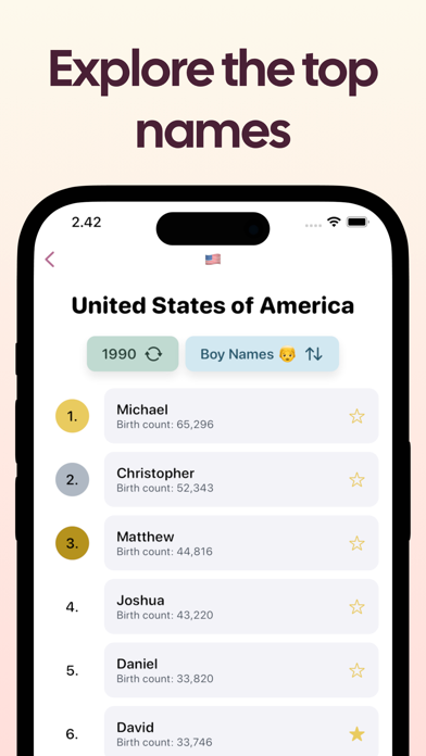 Baby Names: Popular Name Match screenshot 3
