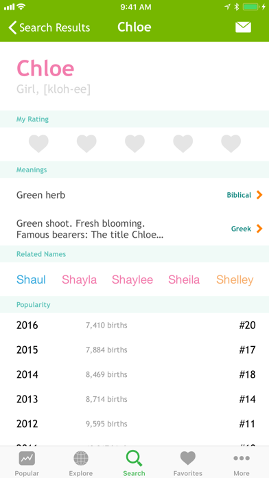 Baby Names ‎ screenshot 5
