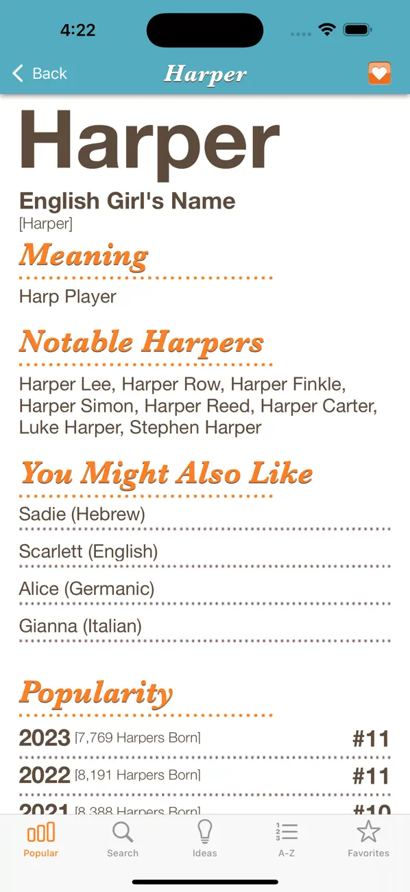 Baby Names™ screenshot 2