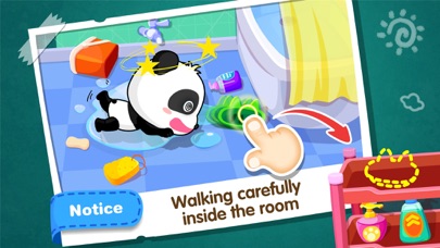 Baby Panda Safety at Home screenshot 2