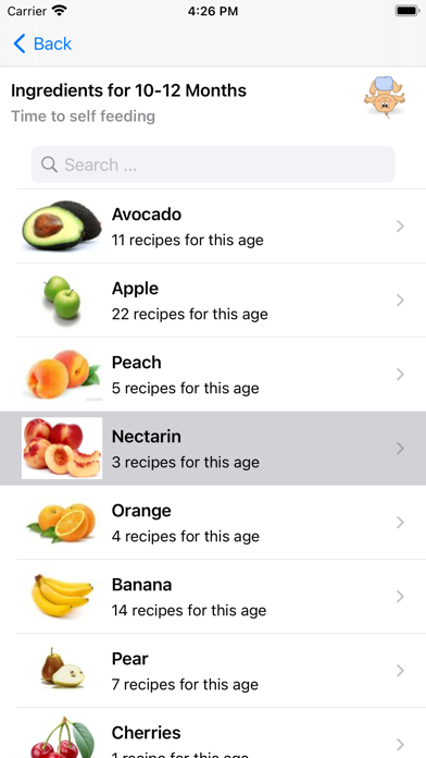 Baby Solid Food screenshot 5