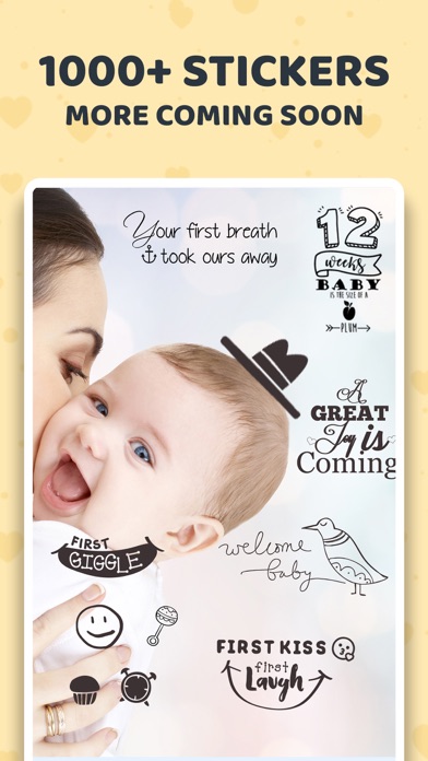 Baby Sticker- Track Milestones screenshot 1